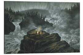 Magnettafel Der Wasserfall Harsprånget