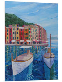 Foam board print Portofino - Pearl of the Mediterranean on the Italian Riviera