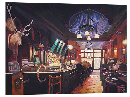 Acrylic print The Deer Pub - Typical Irish bar scene