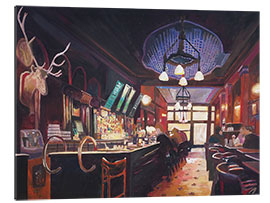 Gallery Print The Deer Pub - Typische Bar-Szene in Irland