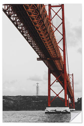 Selvklebende plakat Ponte 25 de Abril II