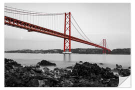 Selvklebende plakat Ponte 25 de Abril I