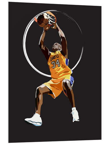 PVC print Shaq Dunk