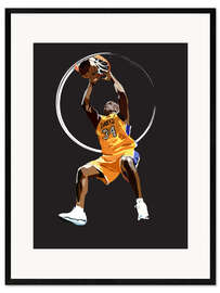 Stampa artistica con cornice Shaq Dunk