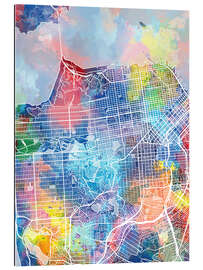 Gallery print San Francisco city map