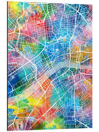 Magnettafel Frankfurt Stadtkarte