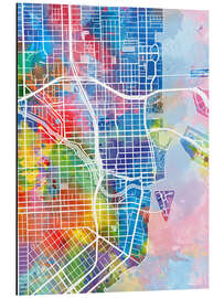 Magnettafel Miami Stadtkarte