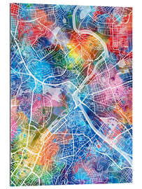 Gallery print Stuttgart city map