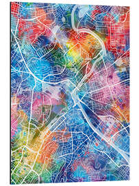 Magnettafel Stuttgart Stadtkarte