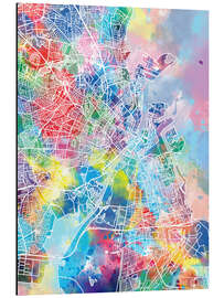 Magnettafel Kopenhagen Stadtkarte