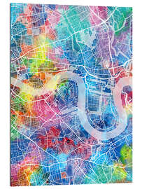 Gallery print London city map