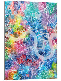 Magnettafel London Stadtkarte