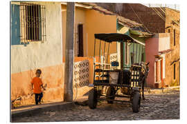 Gallery print Horse-drawn carriage in Trinidad, Cuba