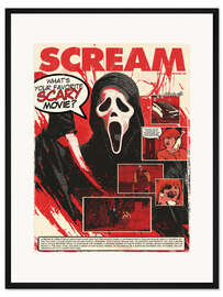 Gerahmter Kunstdruck Scream – Schrei!