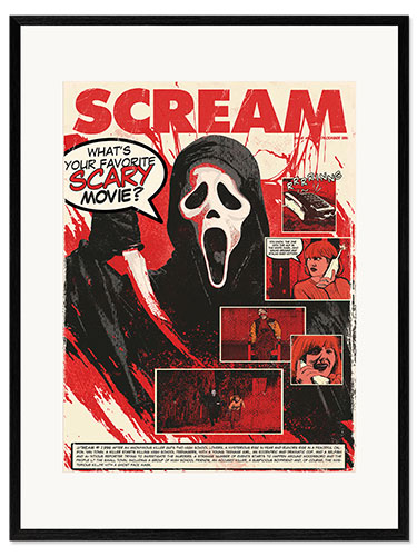 Framed art print Scream