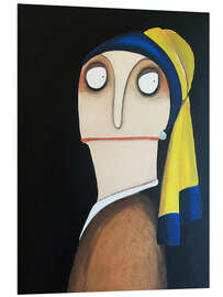 Foam board print Our Aunt Bartsch With the Pearl Earring