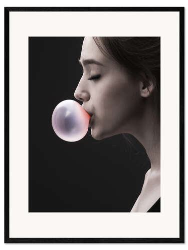 Impression artistique encadrée Chewing gum