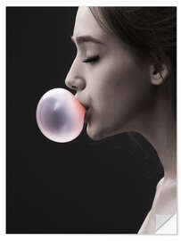 Selvklebende plakat Chewing gum