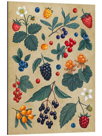 Magnettafel Waldbeeren