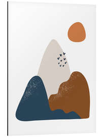 Magnettafel Ferne Berge