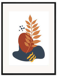 Gerahmter Kunstdruck Sommerkräuter