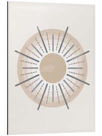 Tableau en aluminium Soleil du désert