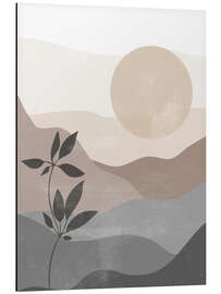 Magnettafel Sonnenaufgang in den Bergen I