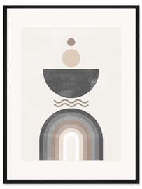 Gerahmter Kunstdruck Perfekte Balance