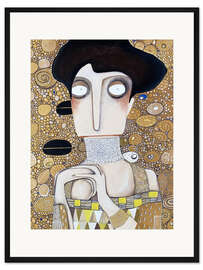 Gerahmter Kunstdruck Adele, nach Gustav Klimt
