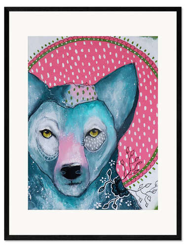 Framed art print Of wolf and wonder