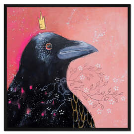 Gerahmter Kunstdruck Prinzessin Krähe