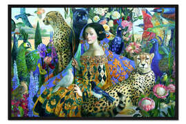 Gerahmter Kunstdruck Dompteurin