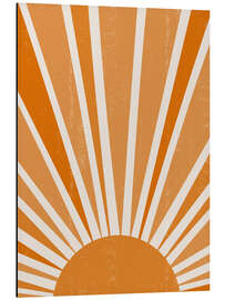 Magnettafel Geometrischer Sonnenaufgang