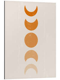 Magnettafel Mondphasen