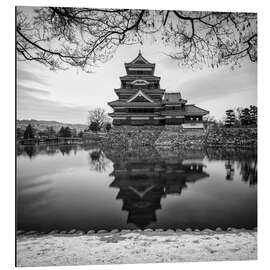 Alubild Burg Matsumoto in Japan