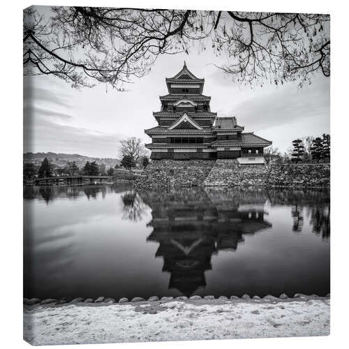 Leinwandbild Burg Matsumoto in Japan