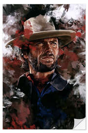 Selvklebende plakat The Outlaw Josey Wales