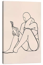 Canvas print The reader