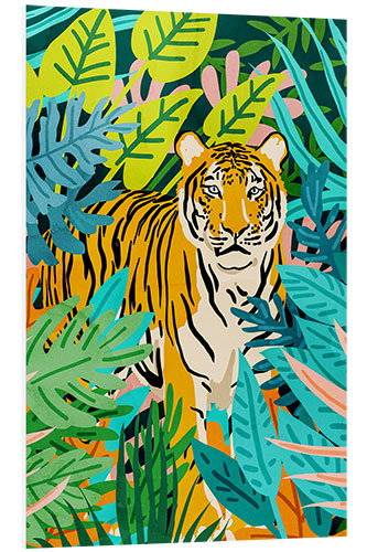 Tableau en PVC Tigre en voie de disparition