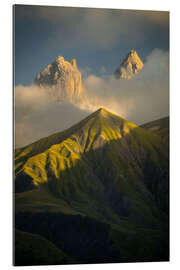 Quadro em plexi-alumínio Aiguilles d&#039;Arves nos Alpes franceses