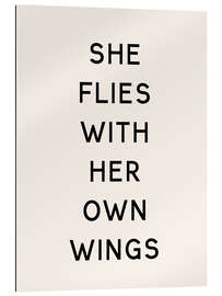 Gallery Print She flies with her own wings