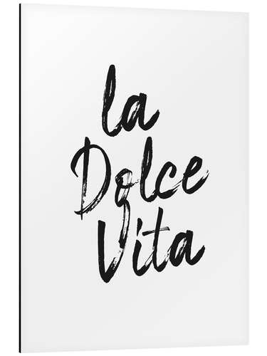 Aluminium print La dolce vita