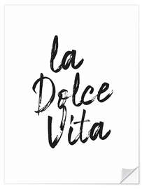 Selvklebende plakat La dolce vita