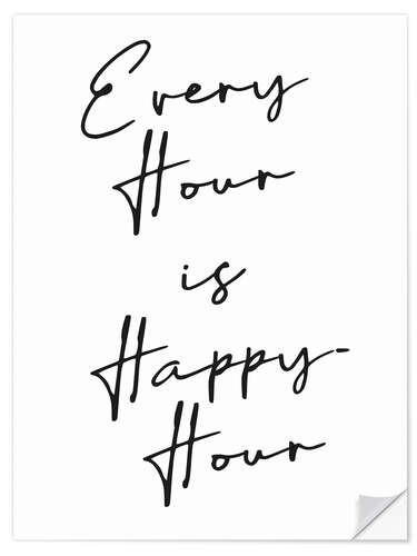 Wall sticker Every hour is happy hour