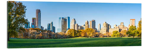 Tableau en plexi-alu Central Park à New York en automne