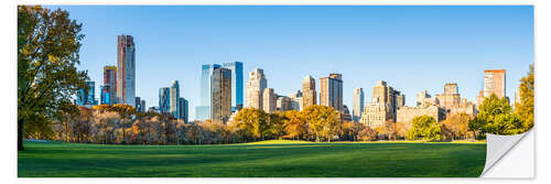 Sisustustarra New York Central Park in the fall