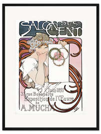 Gerahmter Kunstdruck Salon des Cent