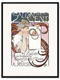 Gerahmter Kunstdruck Salon des Cent