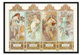 Gerahmter Kunstdruck Die Vier Jahreszeiten I