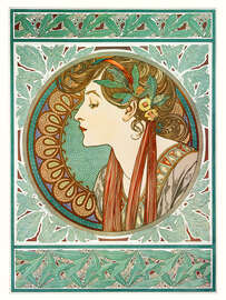 Magnettafel Lorbeer, 1901